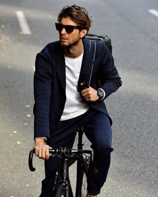 How to look smart when cycling to work?